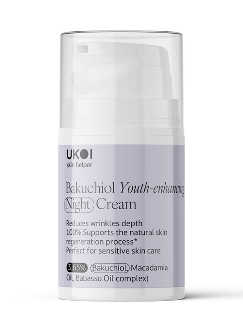 UKOI Bakuchiol l Youth-enhancing Revitalizing Night Cream with Bakuchiol 50 ml