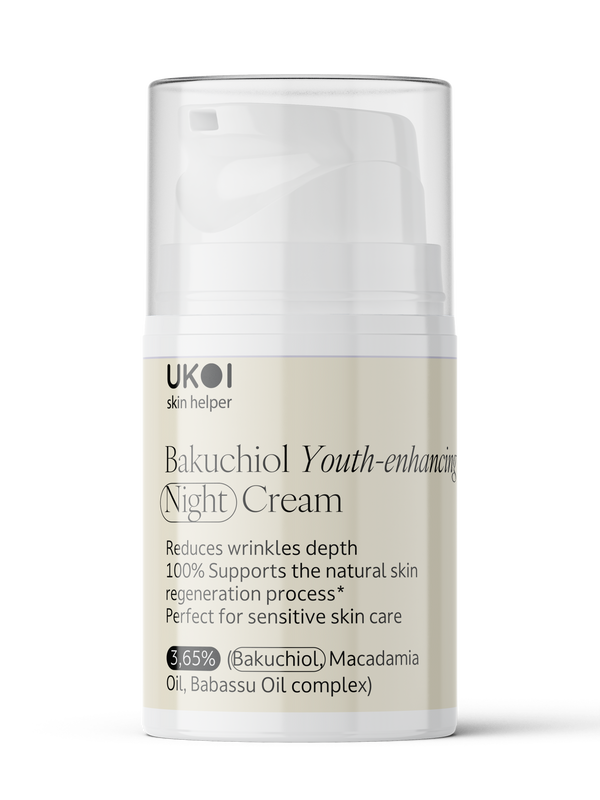 Нічний крем UKOI Snail Mucin Pro-youth з муцином равлика омолоджуючий 30 мл