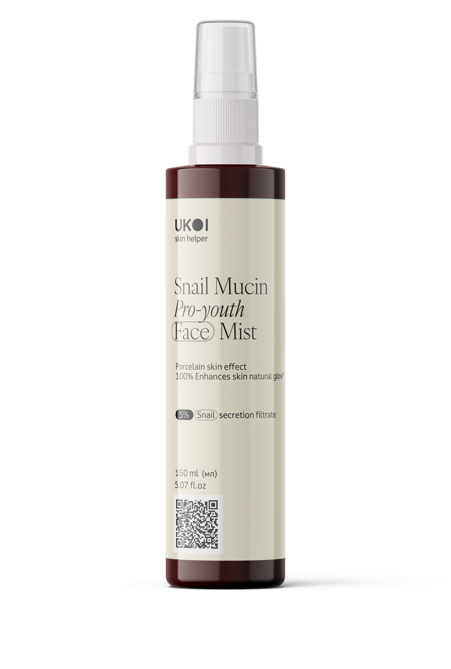 Міст для обличчя UKOI Snail Mucin Pro-youth з муцином равлика омолоджуючий 150 мл