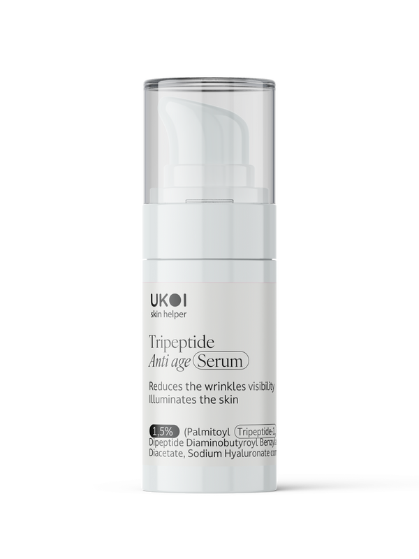 Сироватка для обличчя UKOI Tripeptide Anti-Age з трипептидами антивікова 30 мл