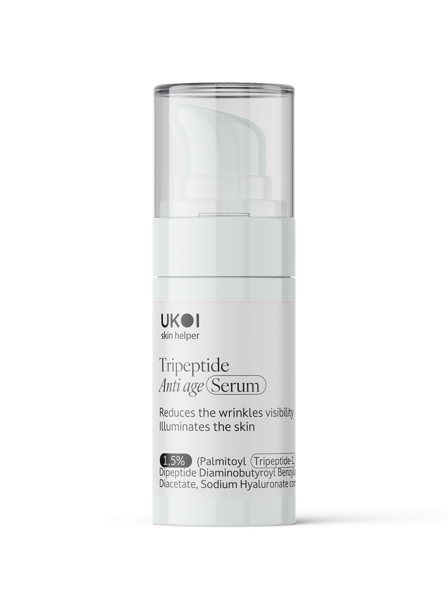 Сироватка для обличчя UKOI Tripeptide Anti-Age з трипептидами антивікова 30 мл
