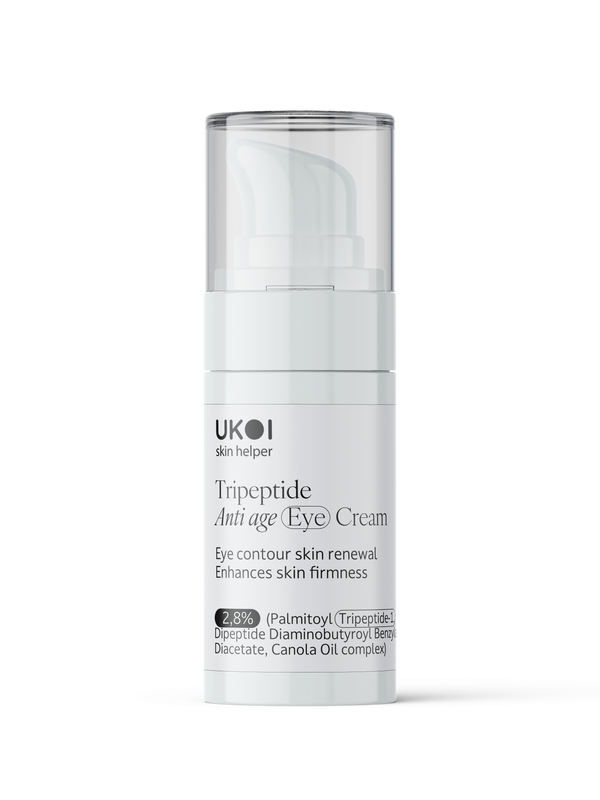 Крем під очі UKOI Tripeptide Anti-Age з трипептидами антивіковий 30 мл