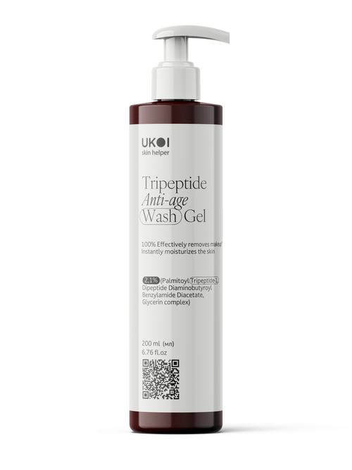 UKOI Tripeptide Anti-Age Cleansing Gel with Tripeptides 200 ml