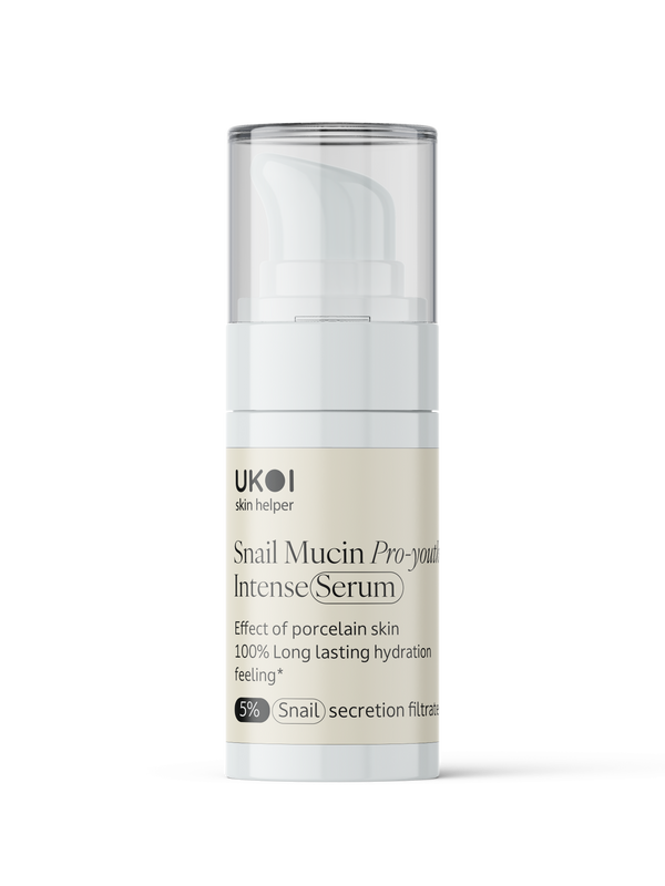 Інтенсивна сироватка UKOI Snail Mucin Pro-youth з муцином равлика омолоджуюча 30 мл
