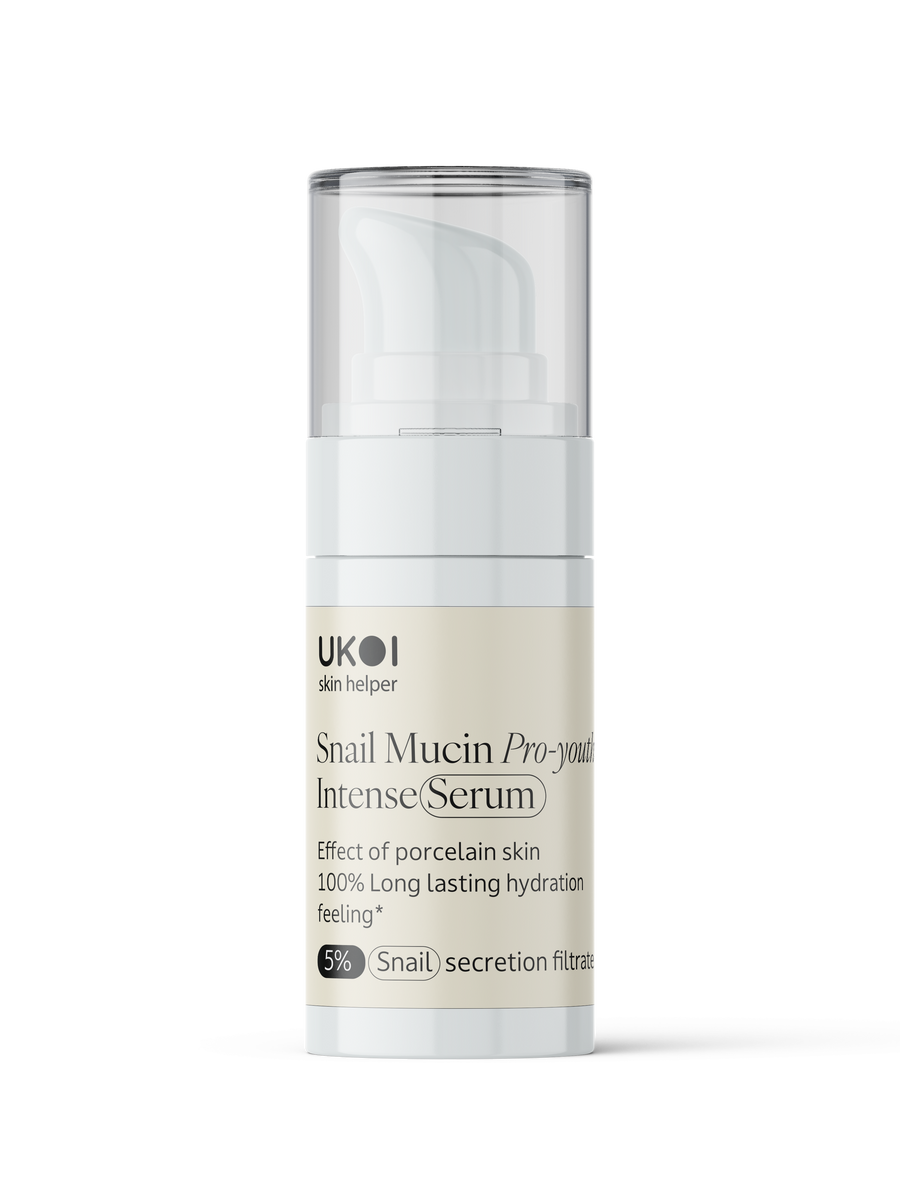 Інтенсивна сироватка UKOI Snail Mucin Pro-youth з муцином равлика омолоджуюча 30 мл