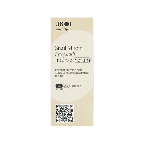 Інтенсивна сироватка UKOI Snail Mucin Pro-youth з муцином равлика омолоджуюча 30 мл