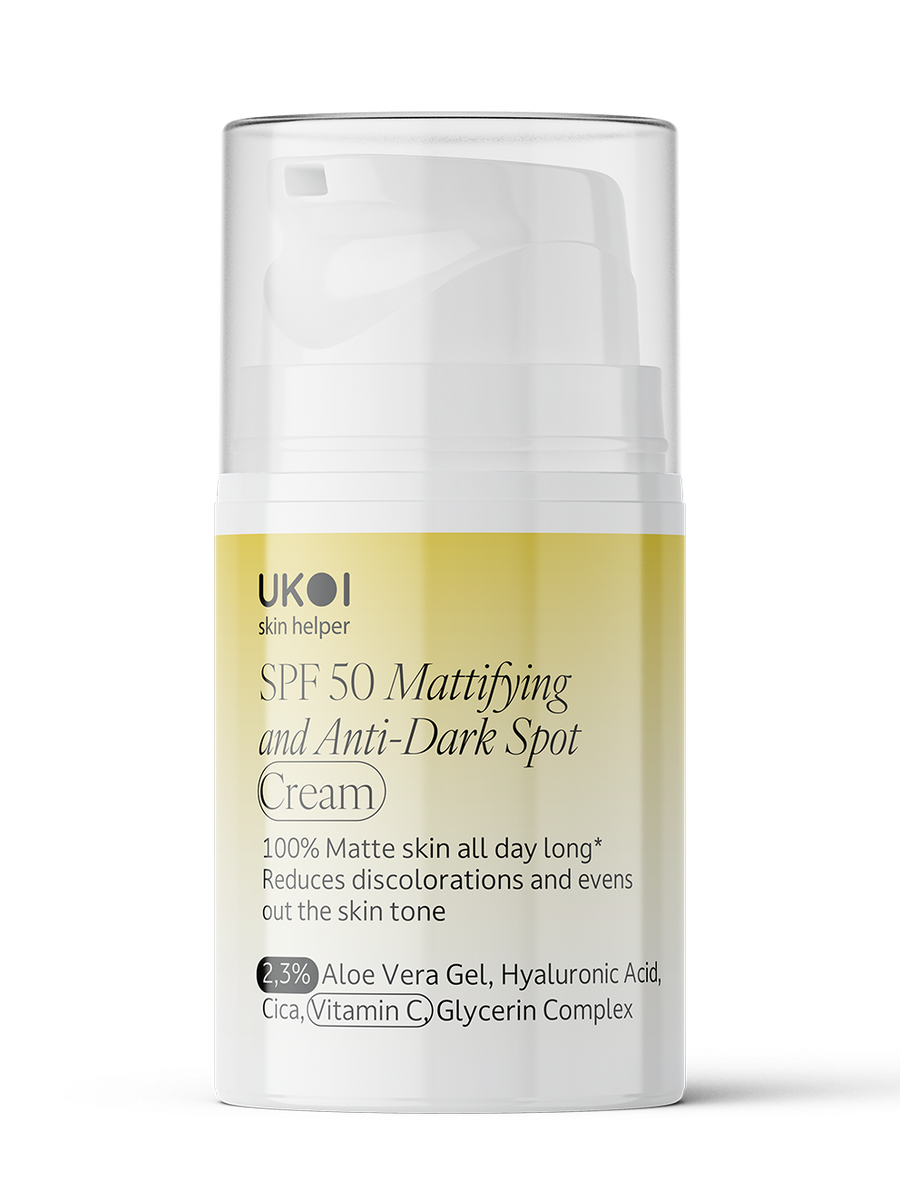 Матуючий крем проти пігментних плям UKOI SPF 50 мл
