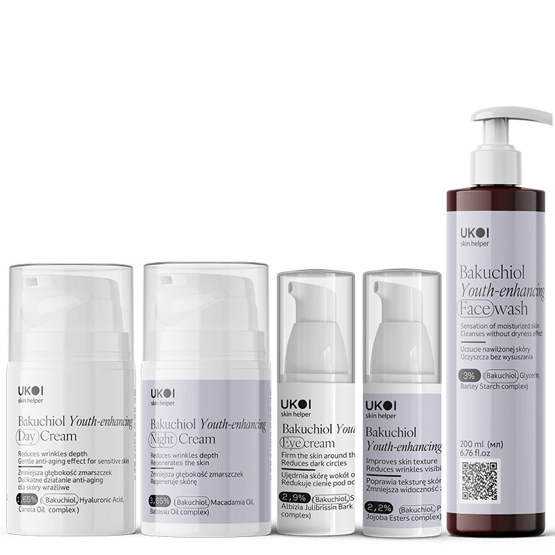 UKOI Bakuchiol l Youth-enhancing Facial Care Set with Bakuchiol